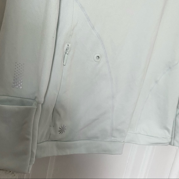 Athleta Mint Mock Neck Zip Long Sleeve Running Top - Picture 8 of 9